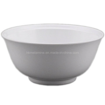 Blanco redondo melamina sopa Bowl (bw7183)